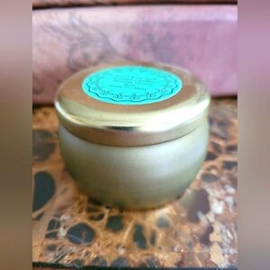 Gold Jar Candle with Lid Jasmine